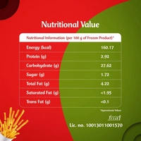 McCain Crazy French Fries Herbs & Garlic, 400 g