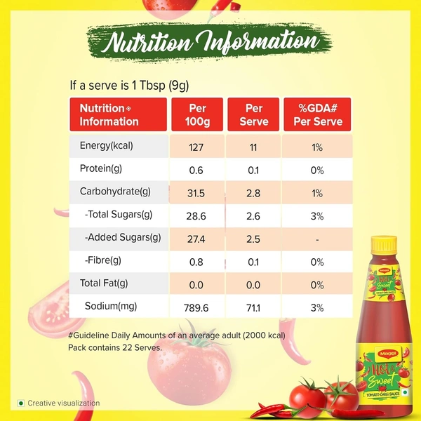 Maggi Hot N Sweet Tomato Ketchup 200 G