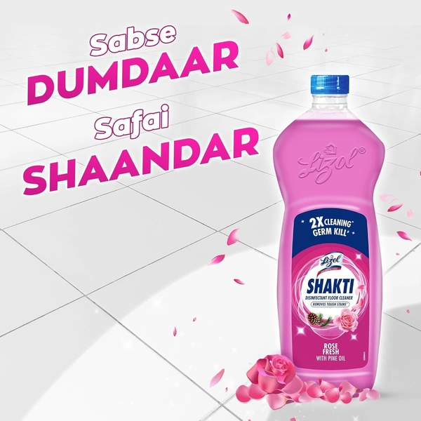 Lizol Shakti Rose Fresh Floor Cleaner 900 ml