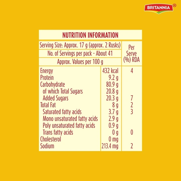 Britannia Toastea Elaichi Rusk 668 g