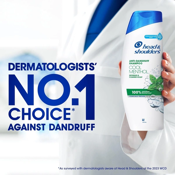 Head and Shoulders Head And Shoulders Anti Dandruff Cool Menthol Shampoo 180 ml
