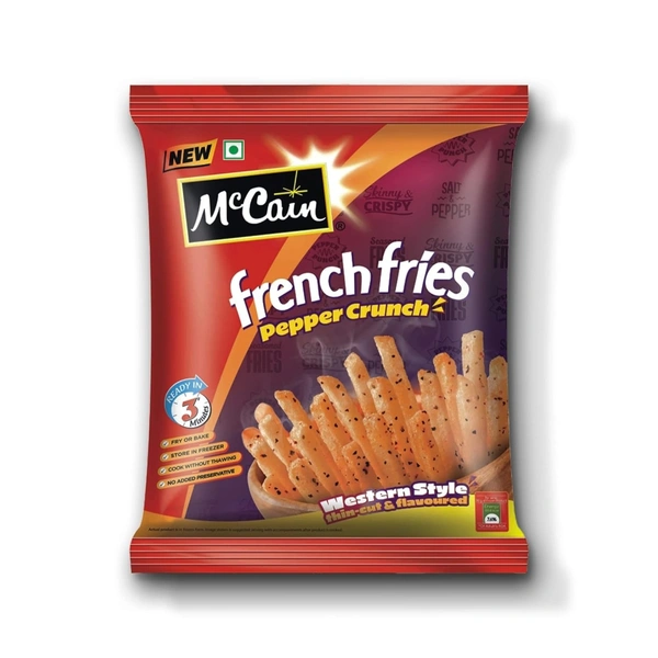 McCain Pepper Crunch Frozen French Fries 420 g