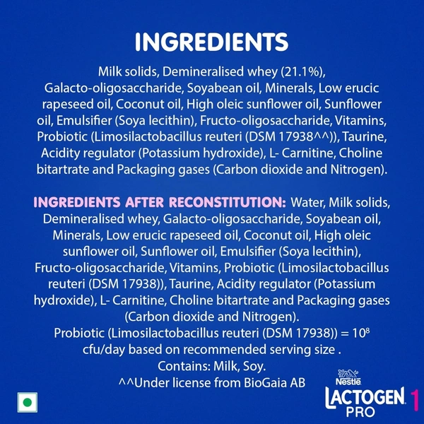 Lactogen Stage 1 Baby Formula Powder Upto 6 Months 400 g