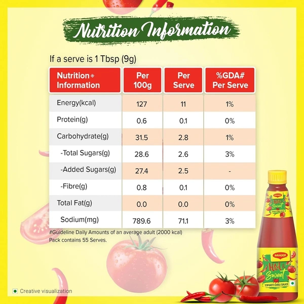 Maggi Hot & Sweet Tomato Ketchup 500 G