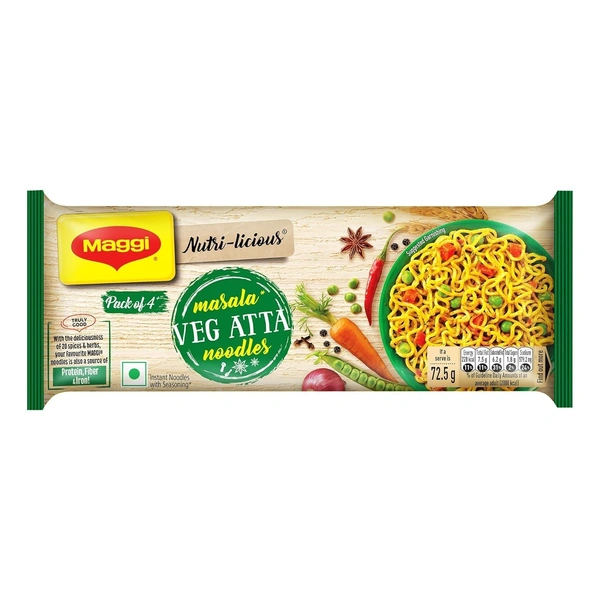 Maggi Veg Atta Noodles 290 g
