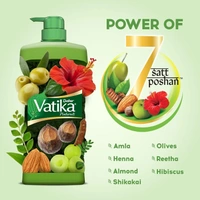 Vatika Shampoo Health Shampoo, 340 ml
