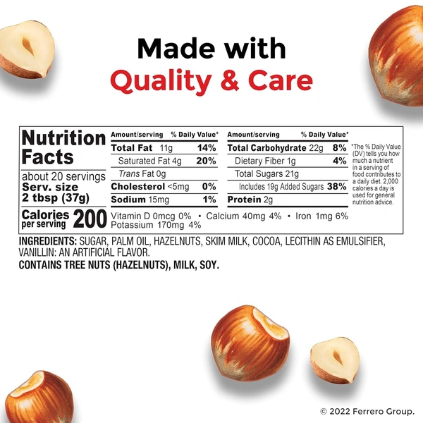 Nutella Spread Hazelnut 750 G