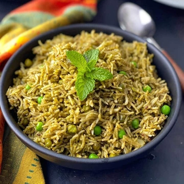 Spinach Rice - Palak Bhaat