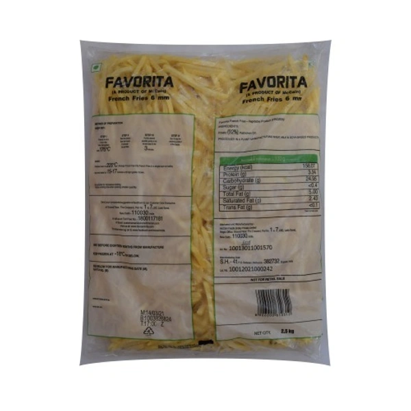 McCain Favorita Fries 6mm 3kg