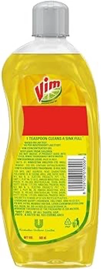 Vim Liquid Dishwash Gel Bottle 500 ml