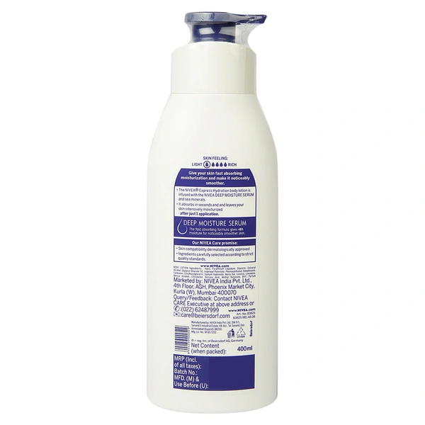 Nivea Express Hydration Lotion 400 ml