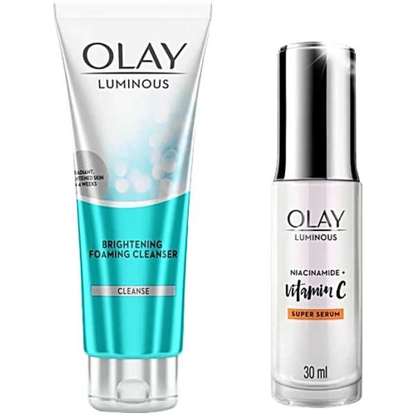 Olay Luminous Vitamin C Super Serum 30ml+ Cleanser