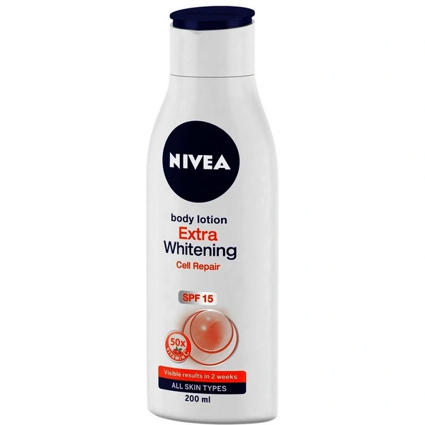 Nivea Whitening Body Lotion Spf 15, 200 ml