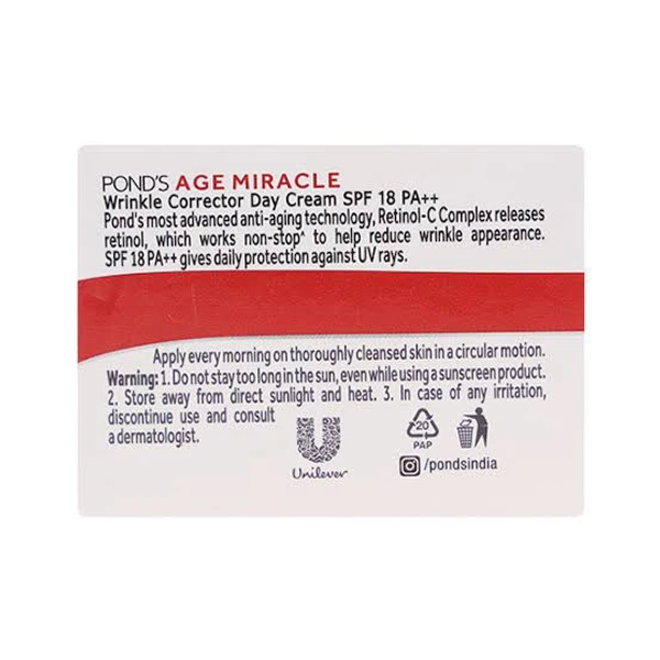 Pond's Age Miracle Wrinkle Corrector Day Cream 10 g
