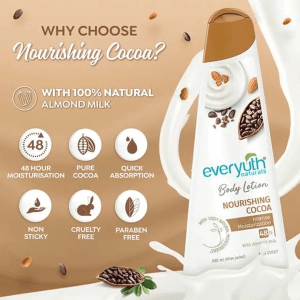 Everyuth Naturals Nourishing Cocoa Body Lotion 100 ml