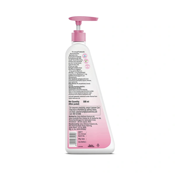 Everyuth Naturals Rejuvenating Flora Body Lotion 500 ml