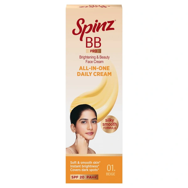Spinz BB Pro Beige Fairness Face Cream 15 g