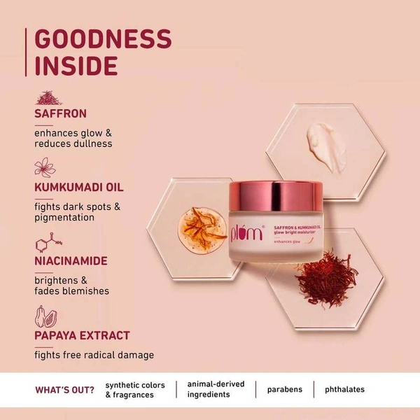 Plum Saffron And Kumkumadi Oil Moisturizer 50 g