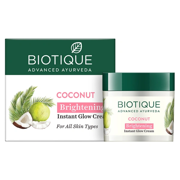 Biotique Coconut Brightening Instant glow Cream 50 g