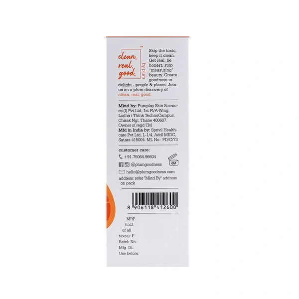 Plum Mandarin And Vitamic C Serum 20 ml
