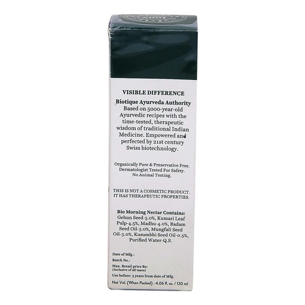 Biotique Moisturising Lotion Morning Nector, 120 ml