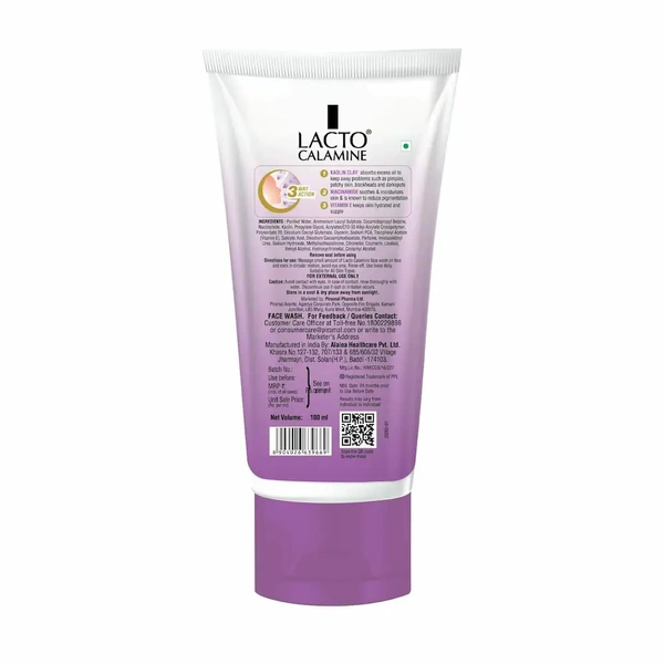 Lacto Calamine Kaolin Clay Face Wash 100 ml
