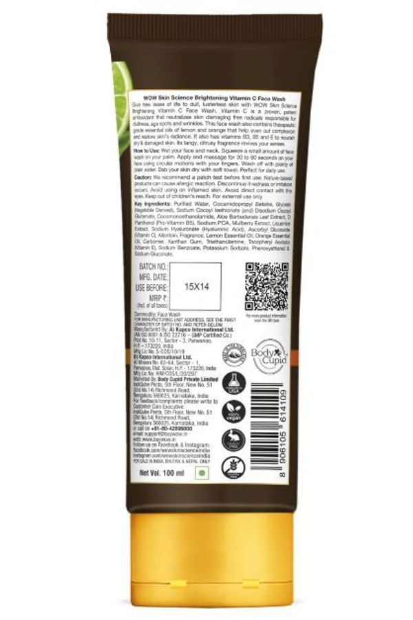 Wow Vitamin C Face Wash 100 ml