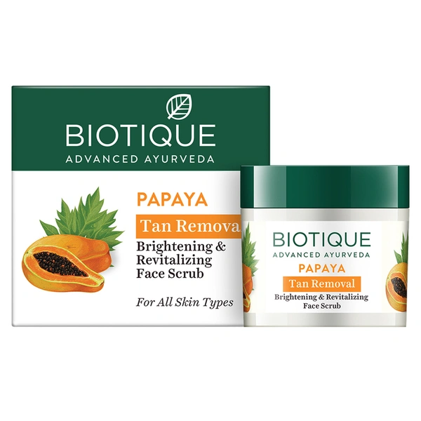 Biotique Papaya Tan Removal Face Scrub 75 g