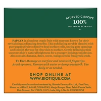 Biotique Papaya Tan Removal Face Scrub 75 g