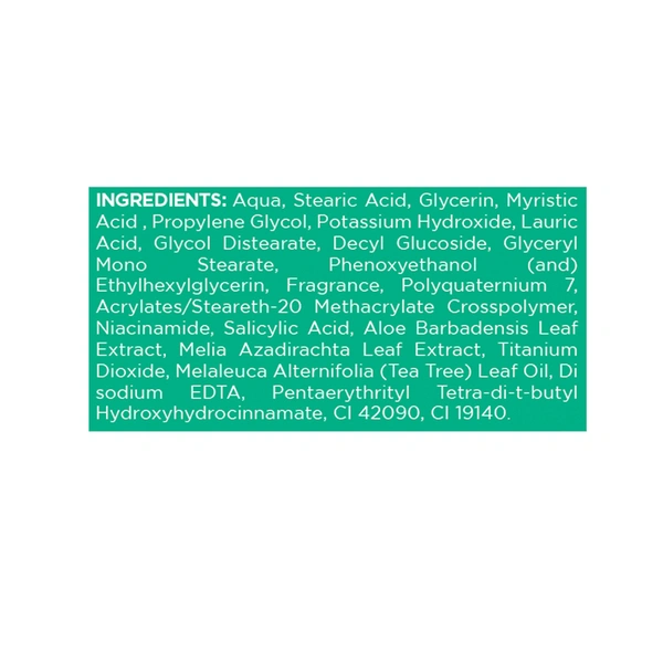 Zayn And Myza Tea Tree And Salicylic Acid Tube Face Wash