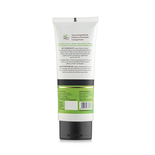 Mamaearth Charcoal Oil Control Face Wash 100 ml