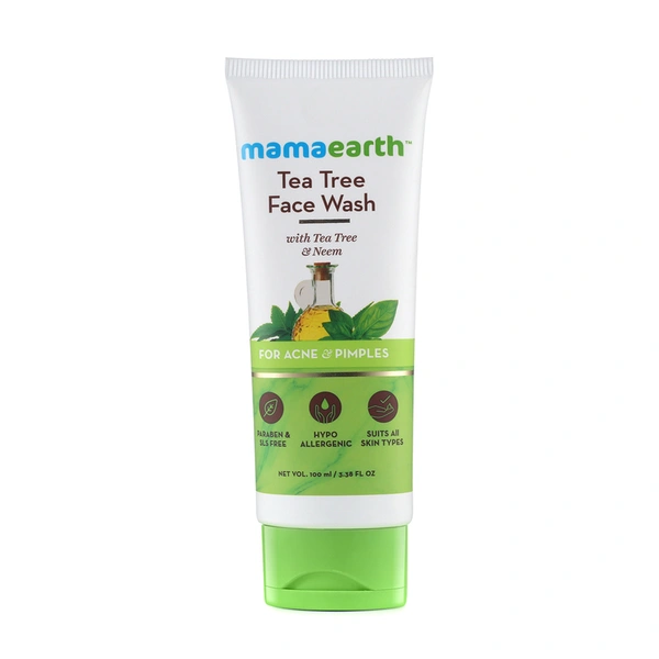 Mamaearth Tea Tree Acne & Pimples Face Wash 100 ml