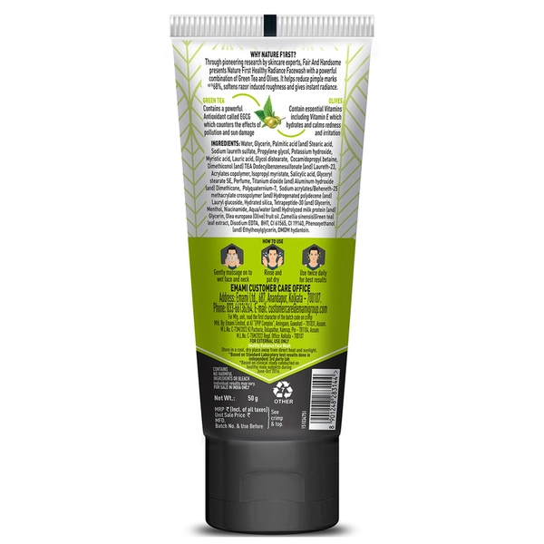 Fair And Handsome Natural Radiance Facewash 50 g