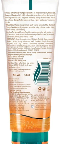 Himalaya Face Pack Orange, Tan Removal, 50 g