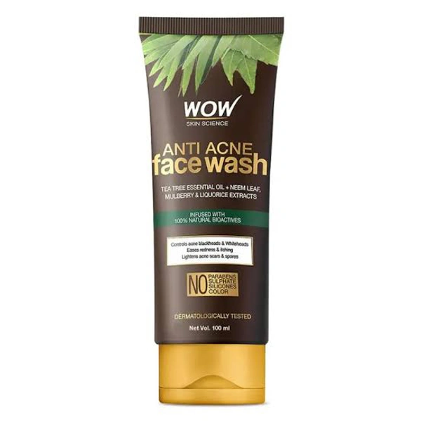 Wow Anti Acne Face Wash 100 ml