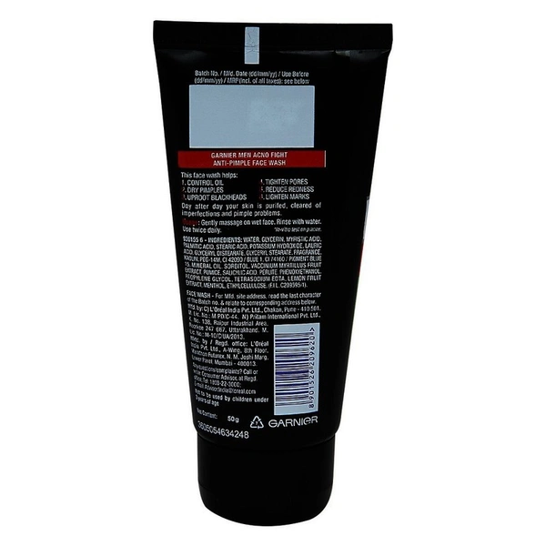 Garnier Acno Fight Men's Face Wash 50 g