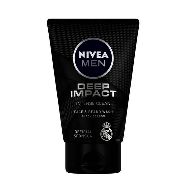 Nivea Men Face Wash Deep Impact, 100 ml