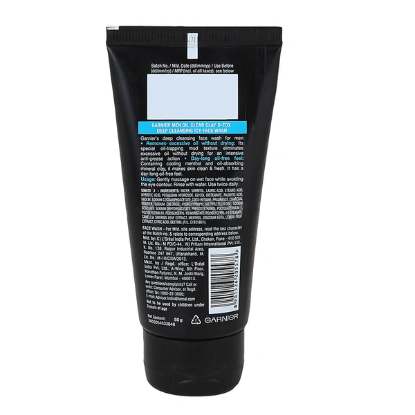 Garnier Oil Clear Men's Face Wash 50 g