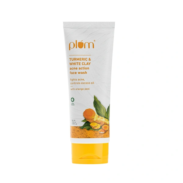 Plum Turmeric And White Clay Facewash 100 ml