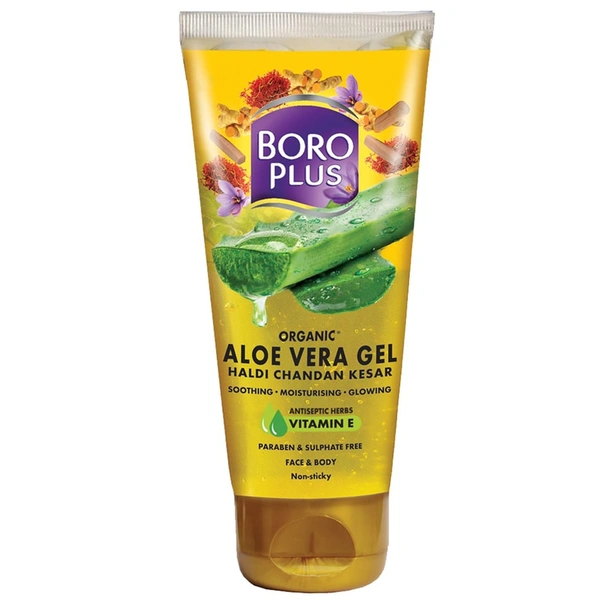 Boroplus Haldi, Chandan, & Kesar Aloe Vera Gel 150 ml