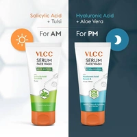 VLCC Serum Facewash Tulsi 150ml + Aloe Vera 150ml