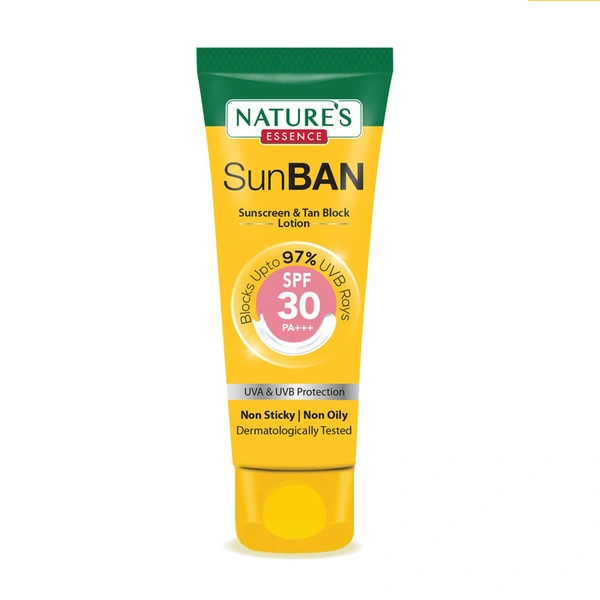 Nature's Essence Sunban Sunscreen SPF 30, 60 ml