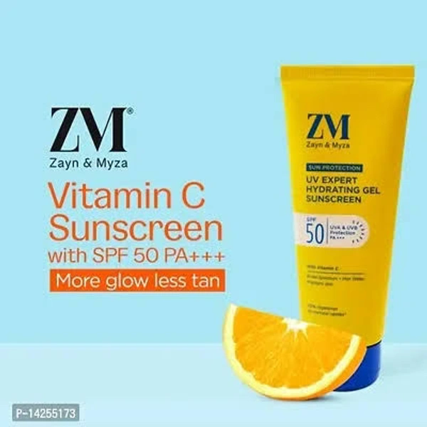 Zayn And Myza UV Expert Hydrating Gel Sunscreen With Vitamin C SPF 50, 100 g