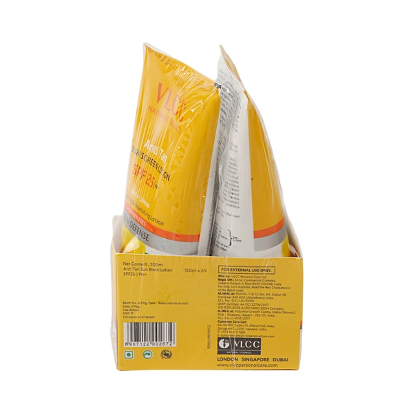 VLCC Sun Sunscreen SPF 25, 150 ml + 150 ml