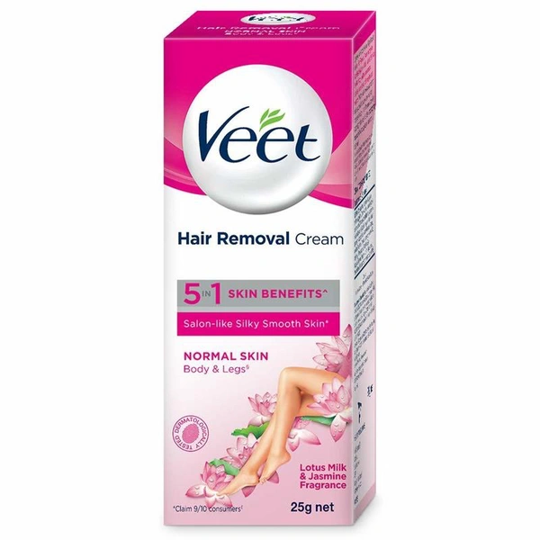 Veet Hair Removal Cream For Normal Skin, 25 g