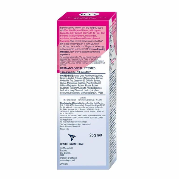 Veet Hair Removal Cream For Sensitive Skin, 25 g