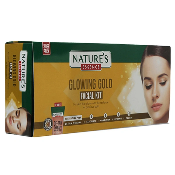 Nature's Essence glowing gold Facial Kit 60 g + 15 ml