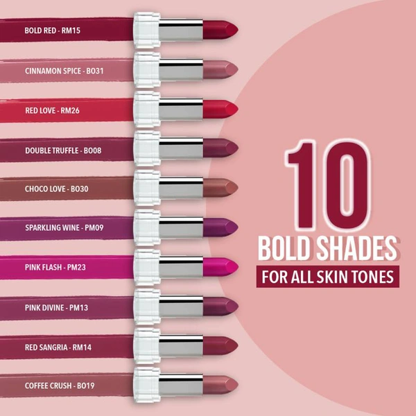 Blue Heaven Matt Love Mini Lipstick Pack Of 1.3g X10u