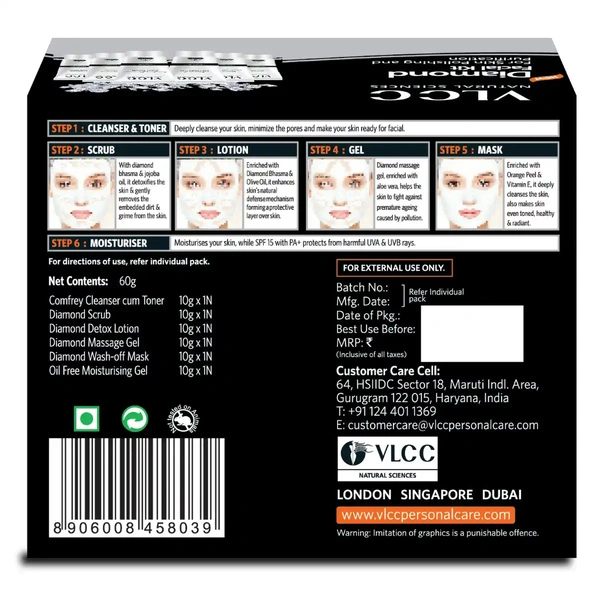 VLCC Diamond Facial Kit 60 g