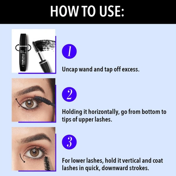 Blue Heaven 10X Volumising Black Mascara 8 ml